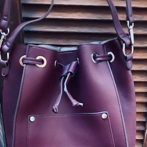 Wine Colored Purse New